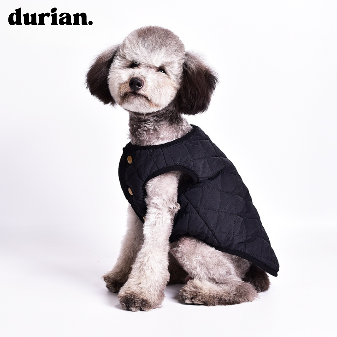 durian. 犬用キルティングベスト|軽量あったか中綿入りジャケット 防寒コート 小型犬・中型犬用