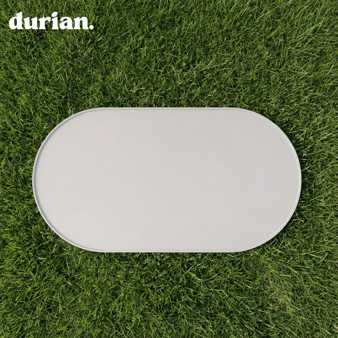 durian. ダブルボウル 木製スタンド & 防水マットセット｜ミニマルペットダイニング