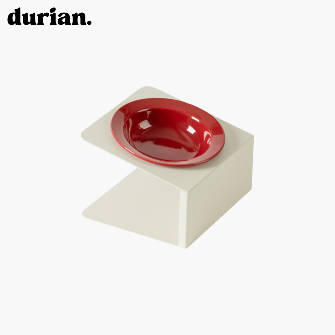 durian. ペットインテリア陶磁器ボウル｜高脚分離式 猫犬兼用フードボウル