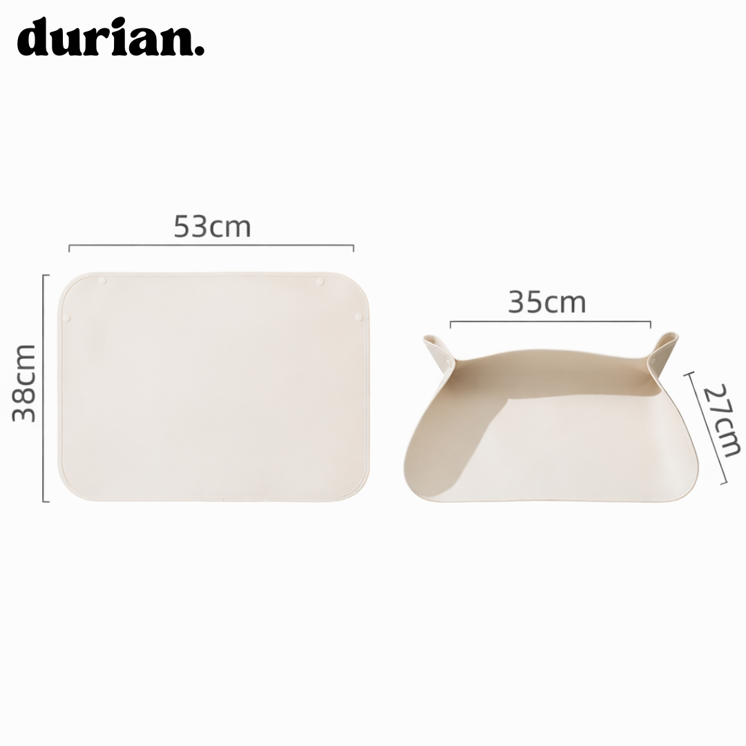 durian. ペットインテリア ダブルボウル（陶磁器）＋高脚スタンド＆マットセット｜フード＆ウォーター