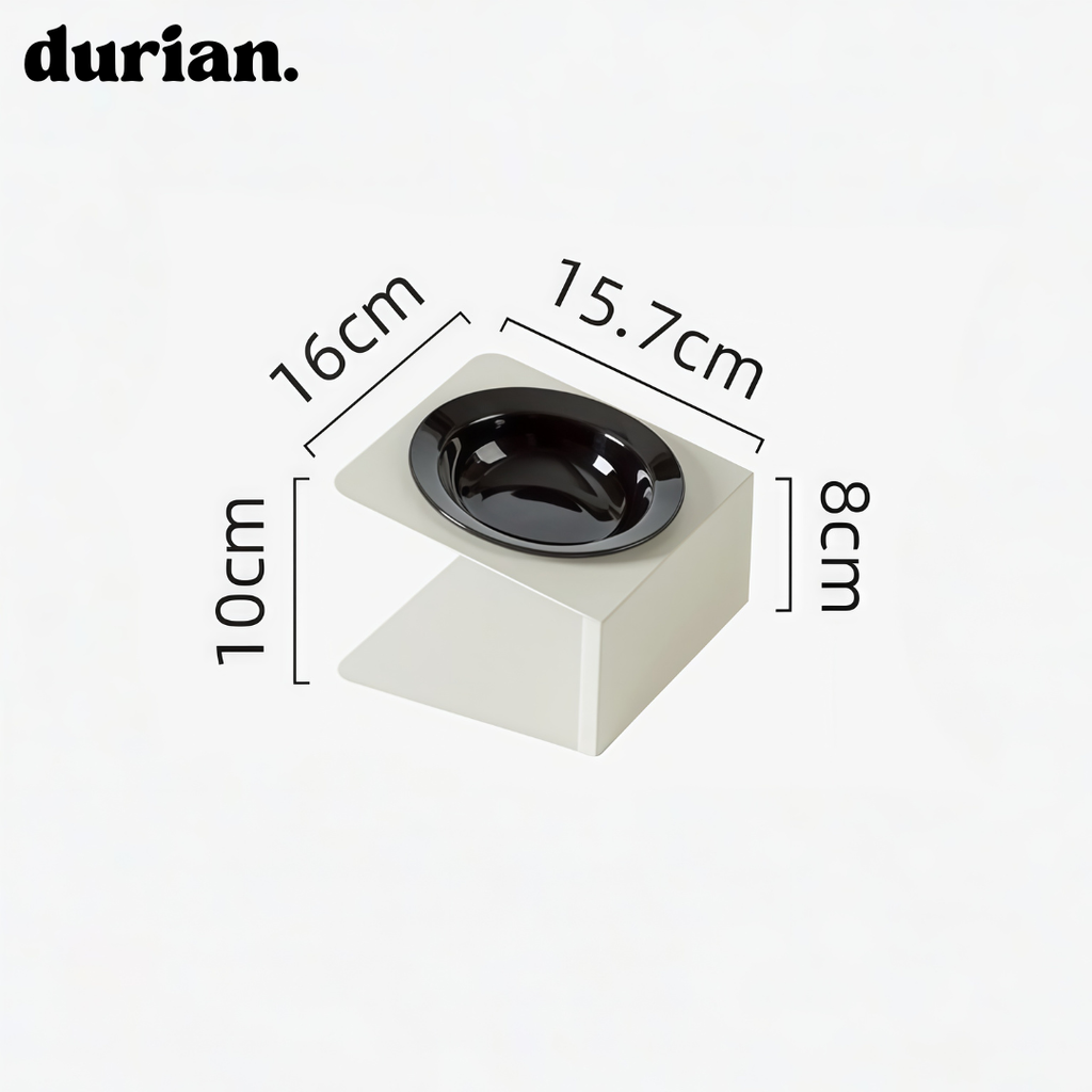 durian. ペットインテリア陶磁器ボウル｜高脚分離式 猫犬兼用フードボウル