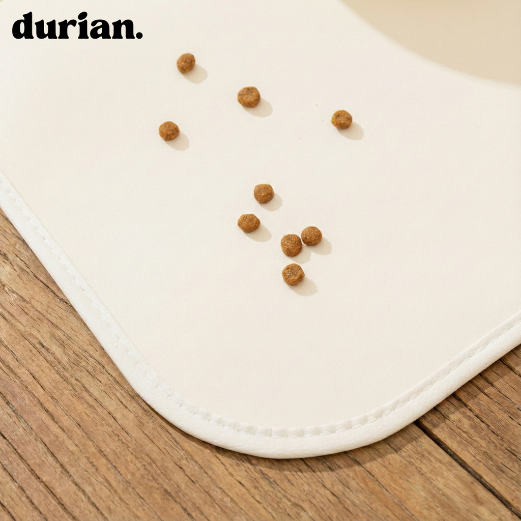 durian. ペットインテリア ダブルボウル（陶磁器）＋高脚スタンド＆マットセット｜フード＆ウォーター